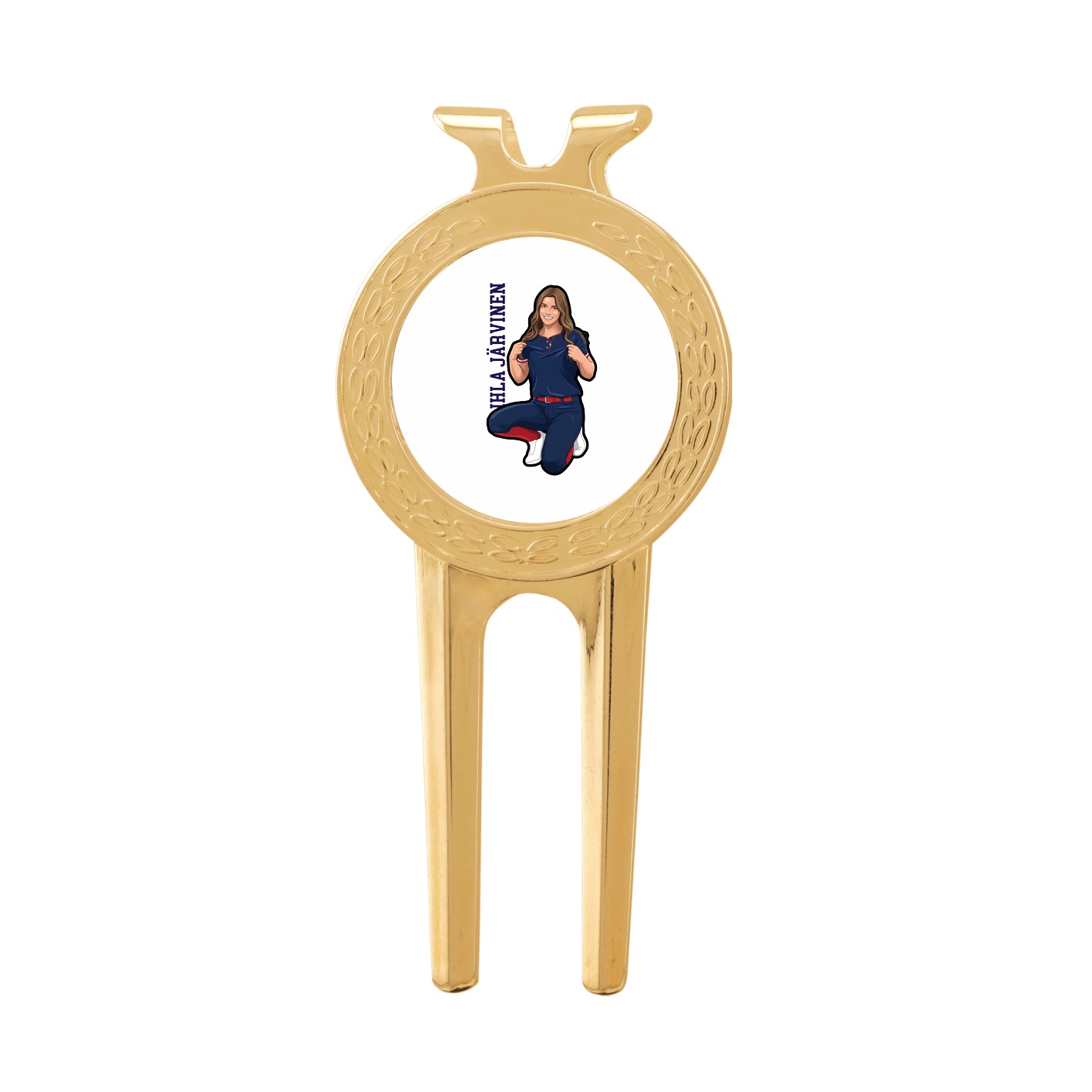 Divot Tool with Ball Marker — Name Vertical in Classic