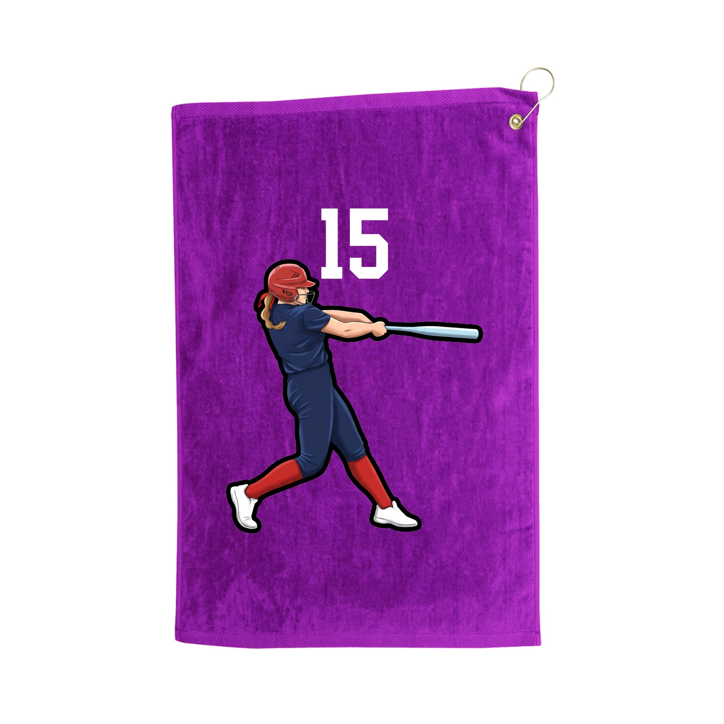 Golf Towel — Classic in Purple