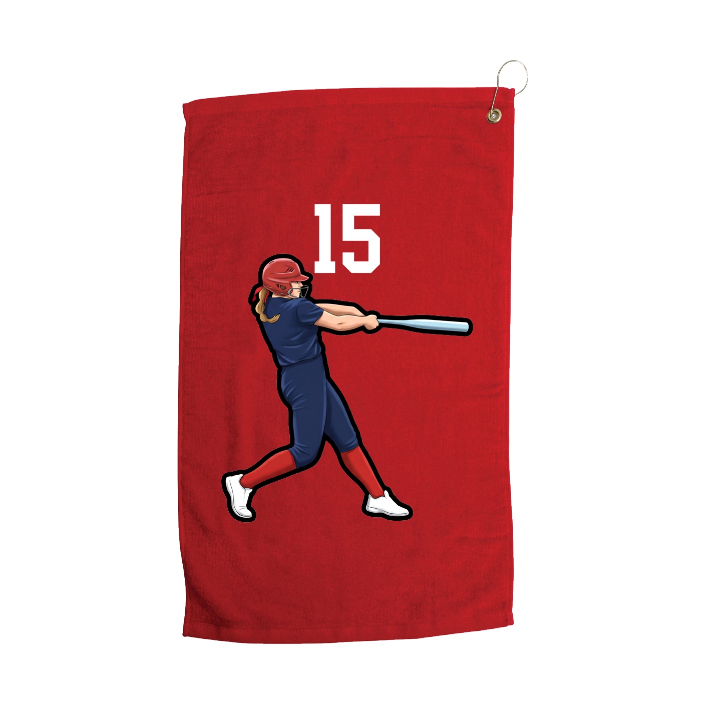 Golf Towel — Classic in Red