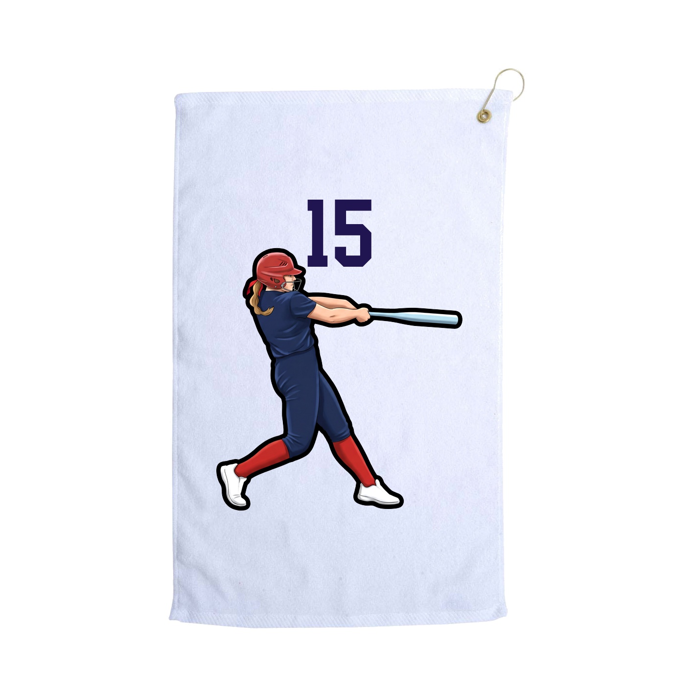 Golf Towel — Classic in White