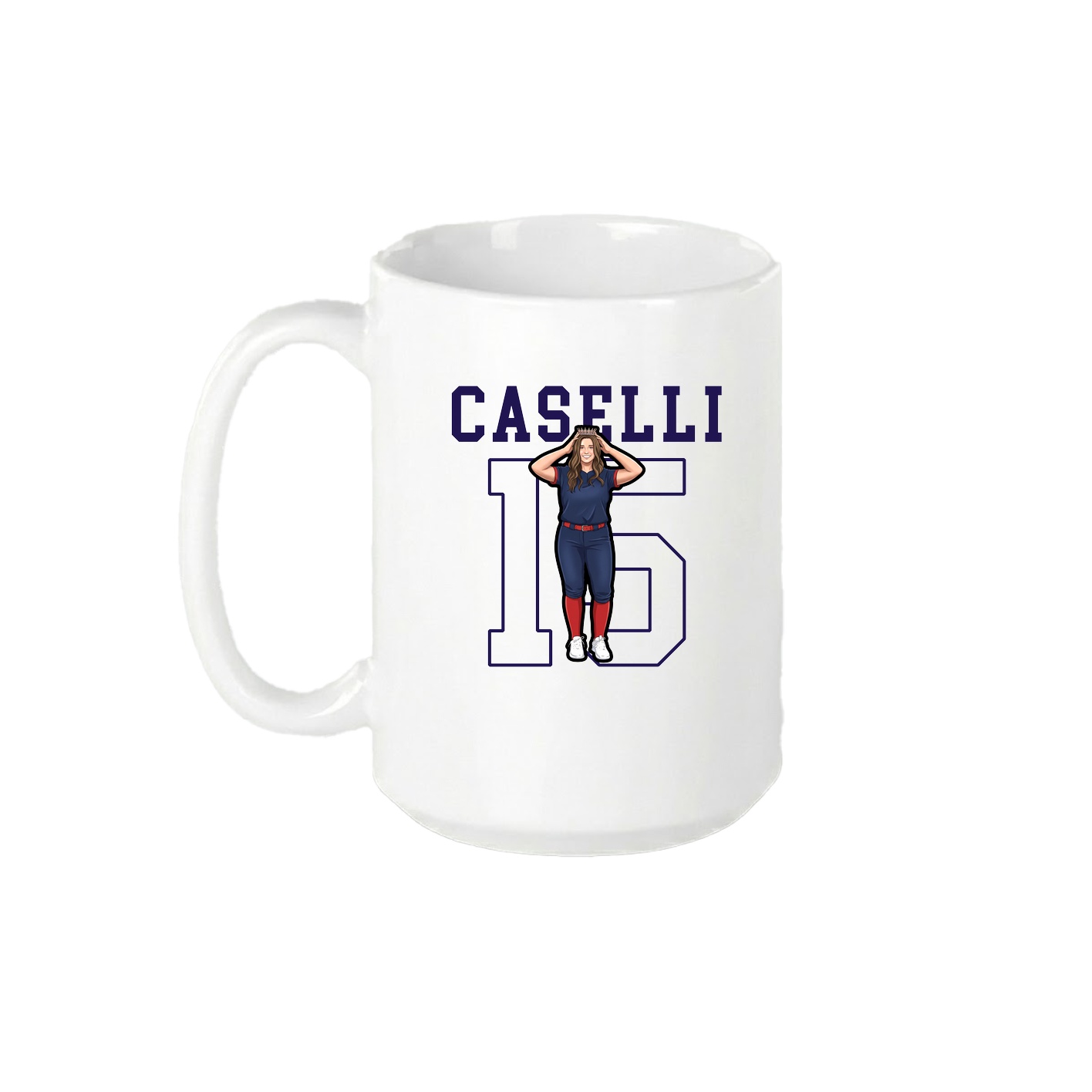 15oz Coffee Mug — Classic in White