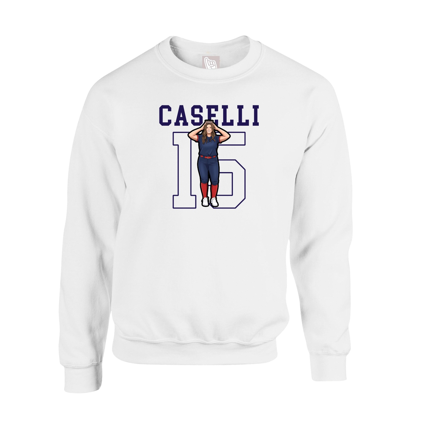 Fleece Crew — Classic in White