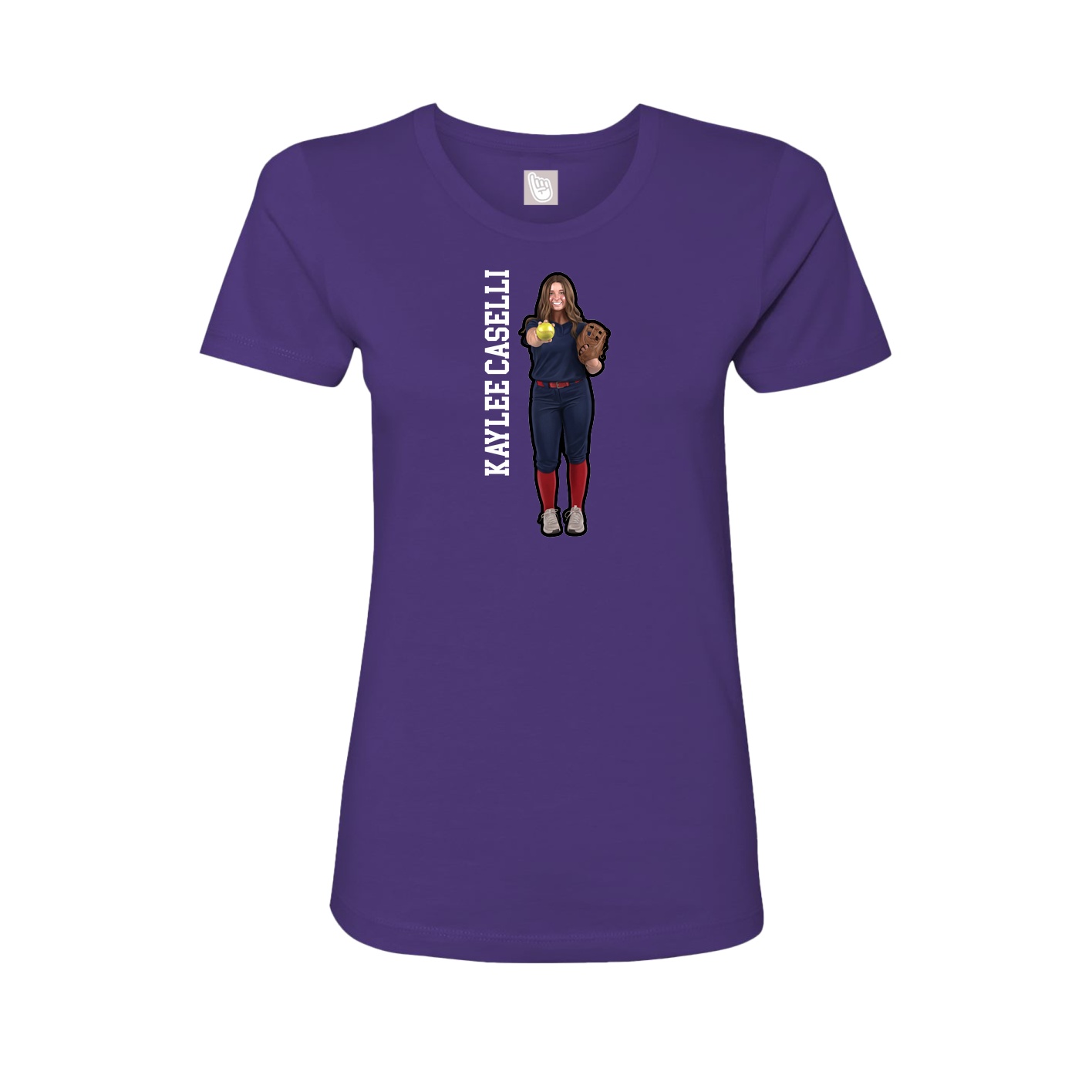Womens Tee — Classic in Purple