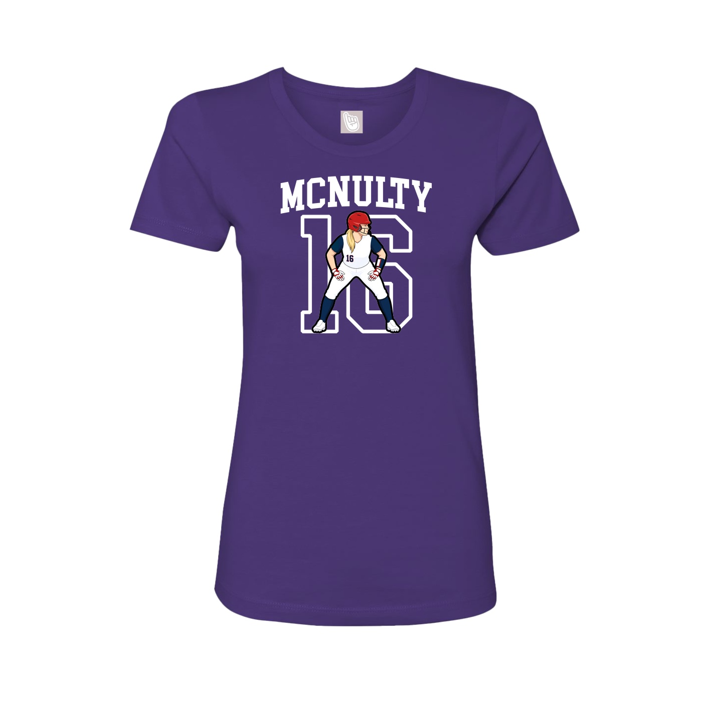 Fitted Women's Tee — Shirsey in Purple