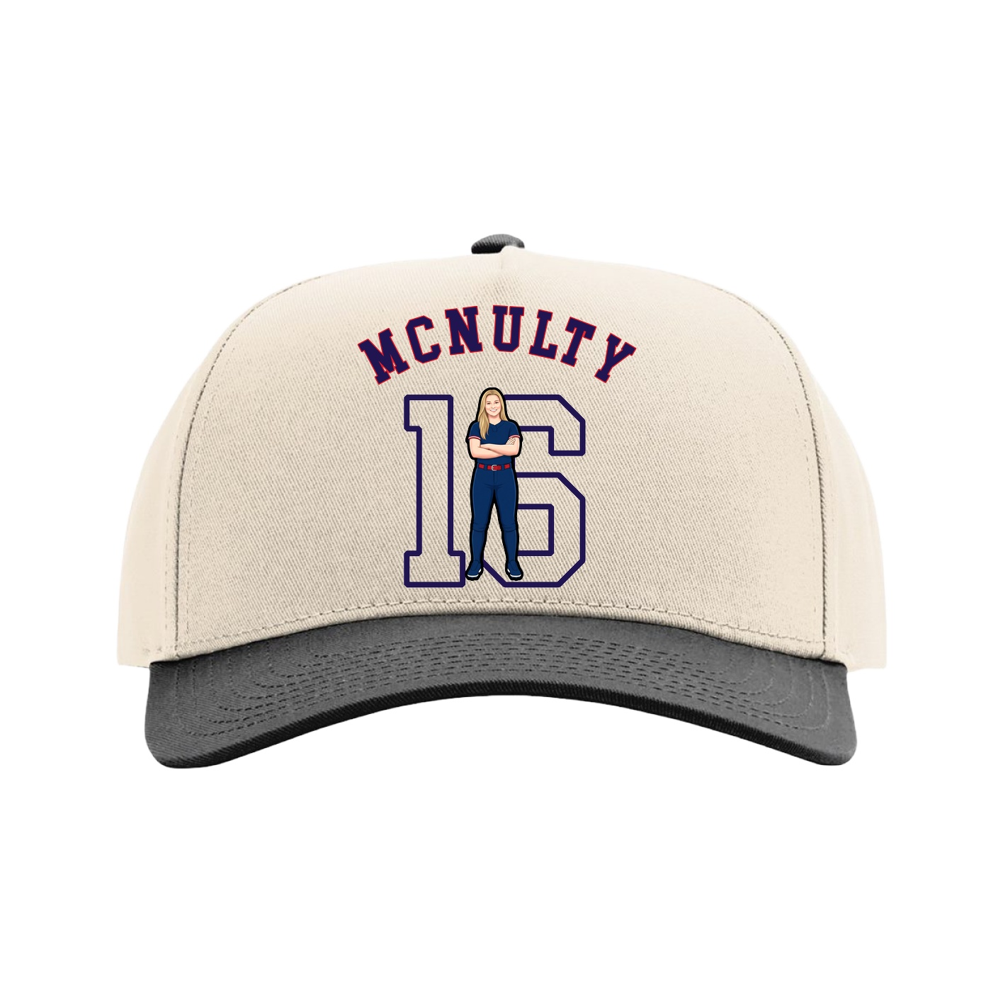 Full Fabric Five-Panel Champ Cap
