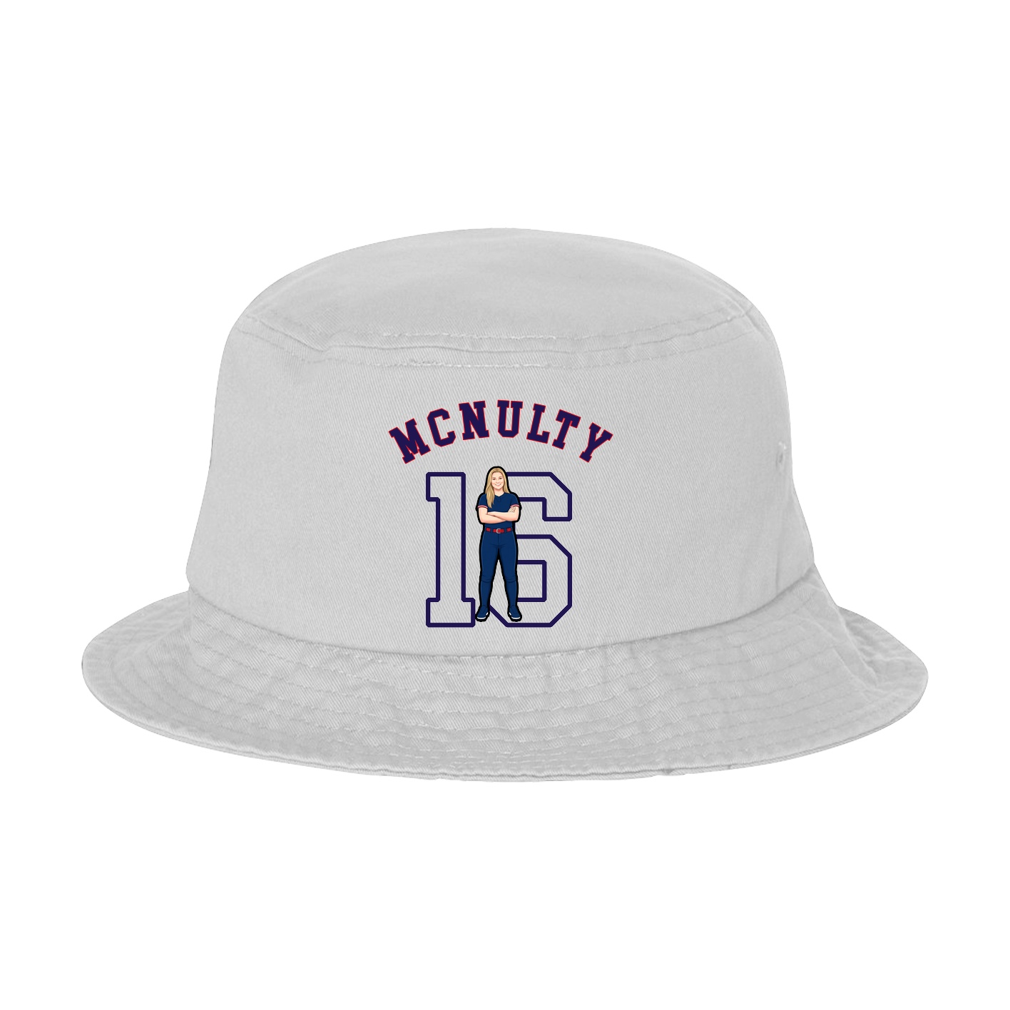 Bucket Cap — Shirsey Arch in White