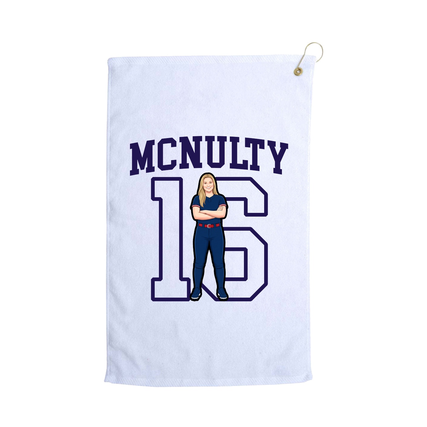 Golf Towel — Shirsey in White