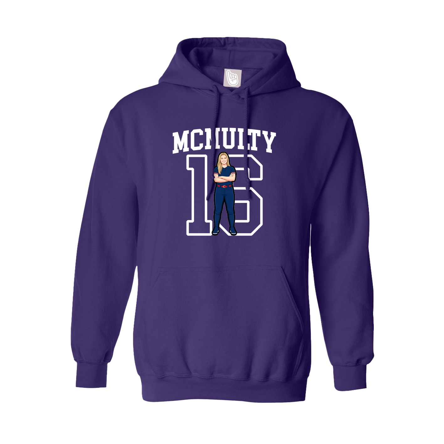 Hoodie — Shirsey in Purple
