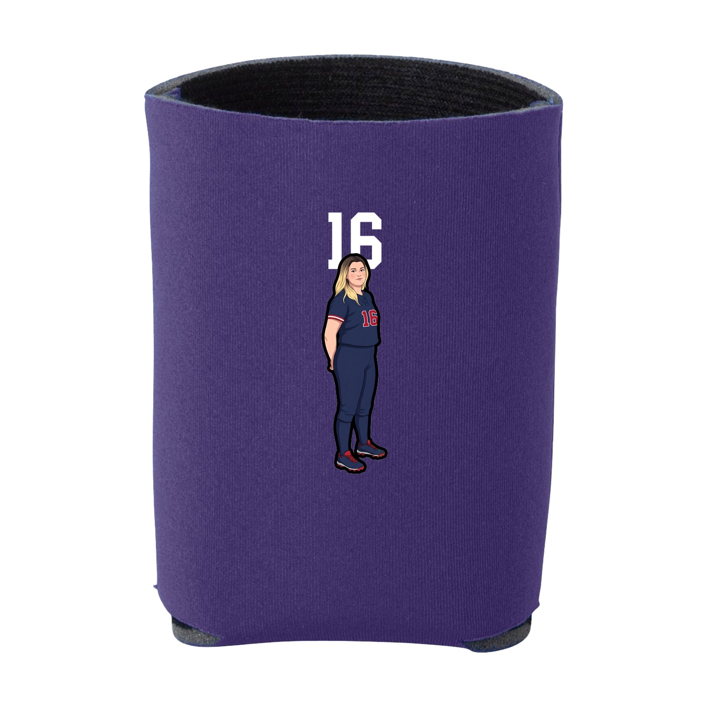 Can Holder — Number Top in Purple