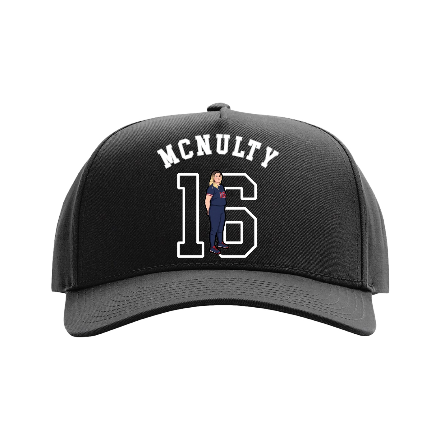 Full Fabric Five-Panel Champ Cap