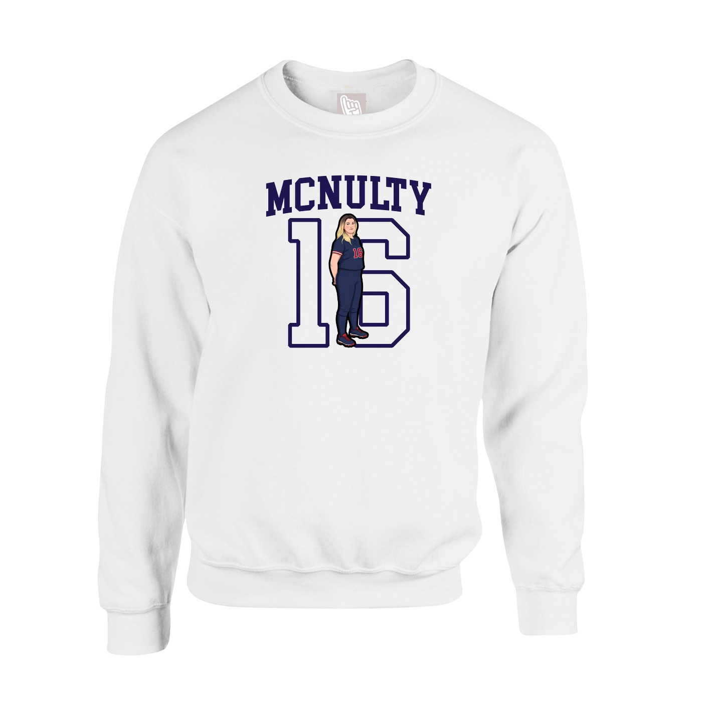 Fleece Crew — Shirsey in White