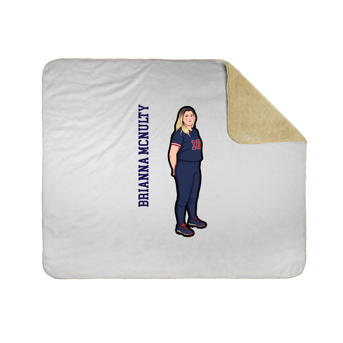 50x60 Sherpa Lined Throw Blanket