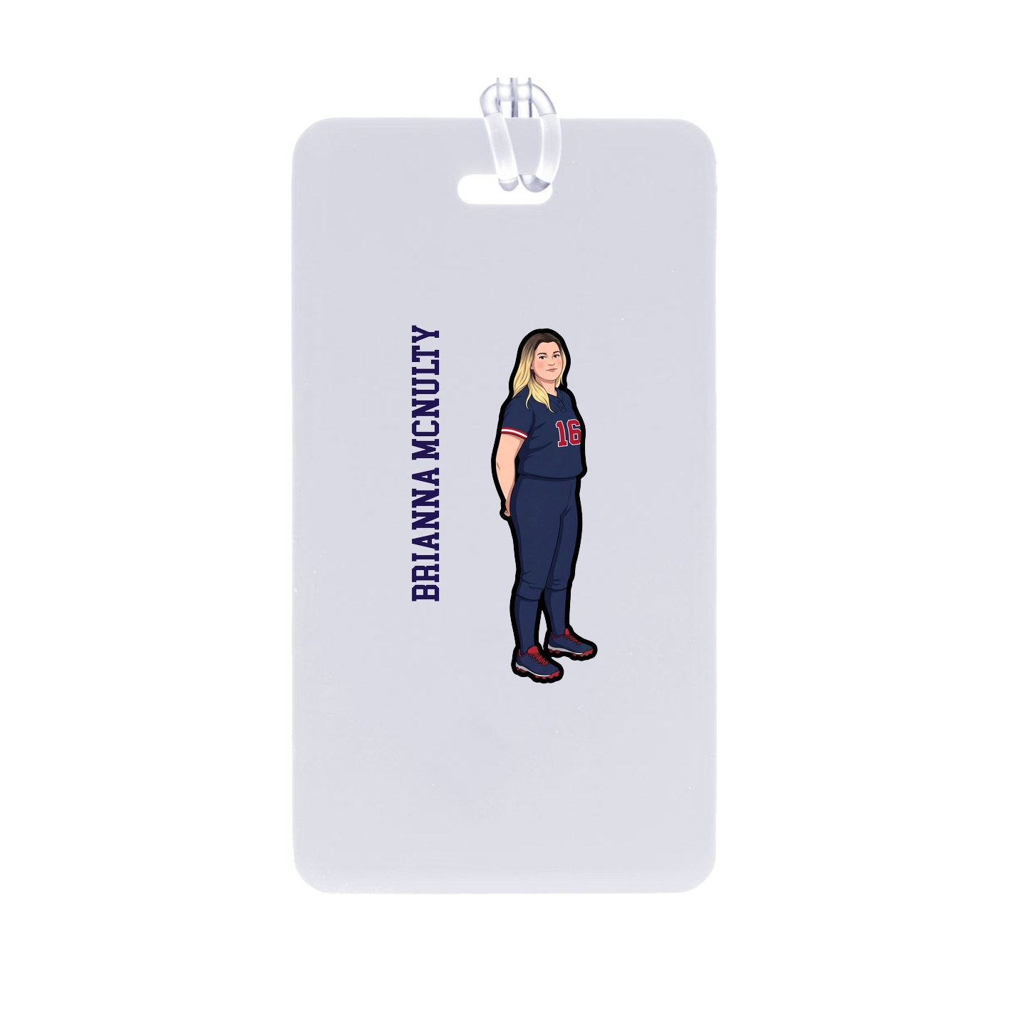 Bag Tag — Name Vertical in Classic