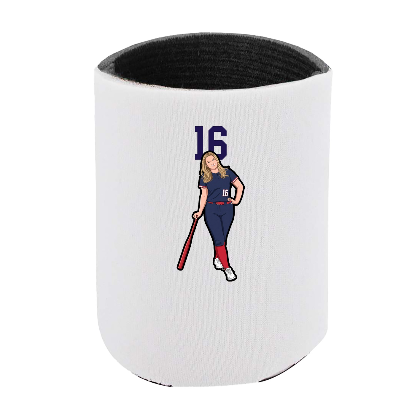 Can Holder — Number Top in White