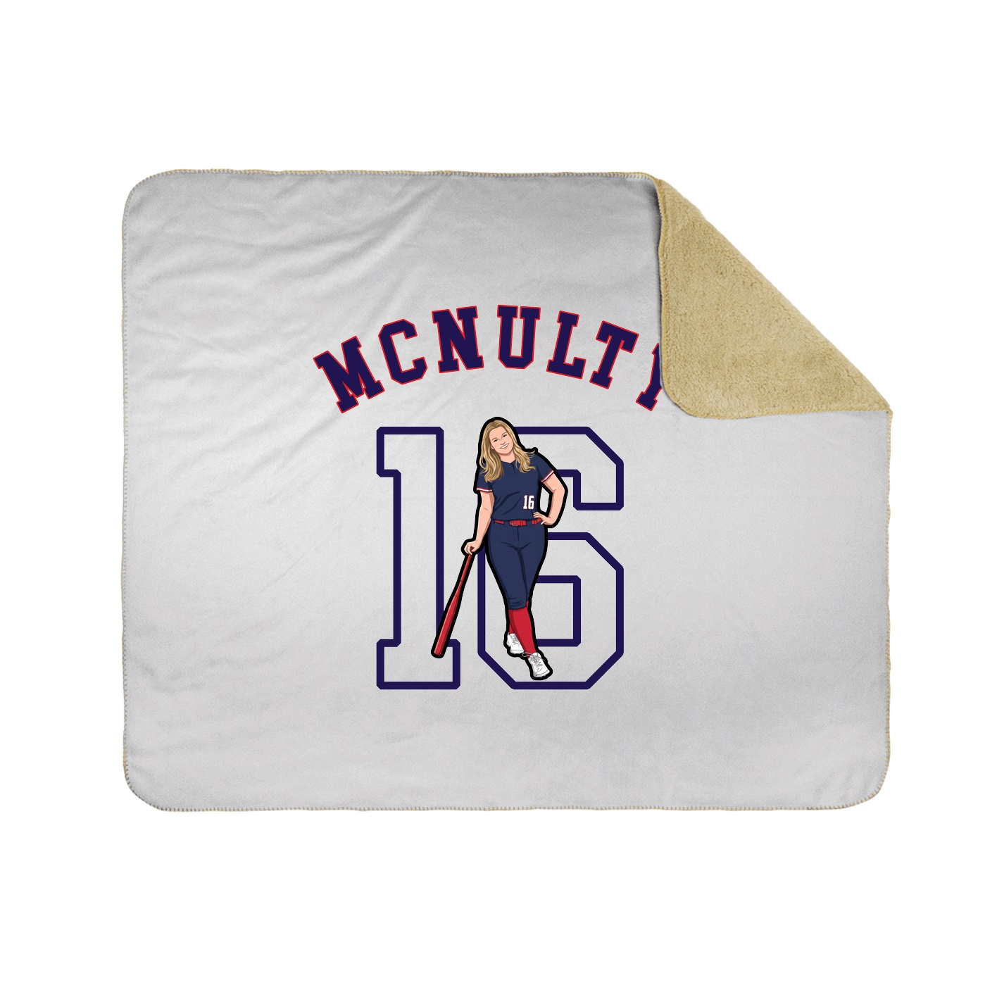 Throw Blanket — Shirsey Arch in White