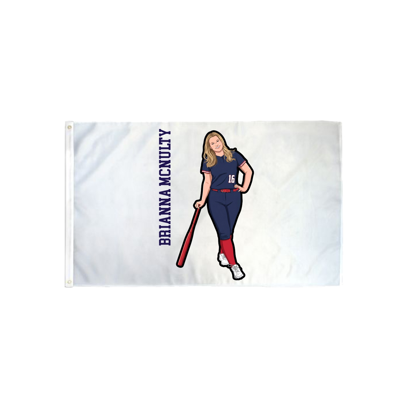3x5 Flag — Name Vertical in Classic