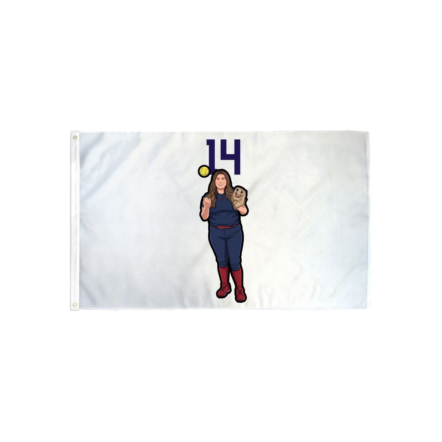 3x5 Flag — Number Top in Classic