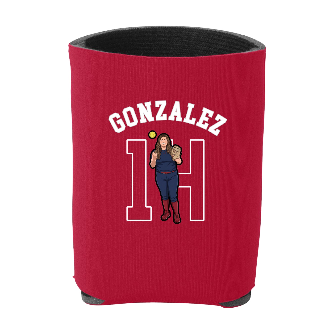 Can Holder — Shirsey Arch in Red