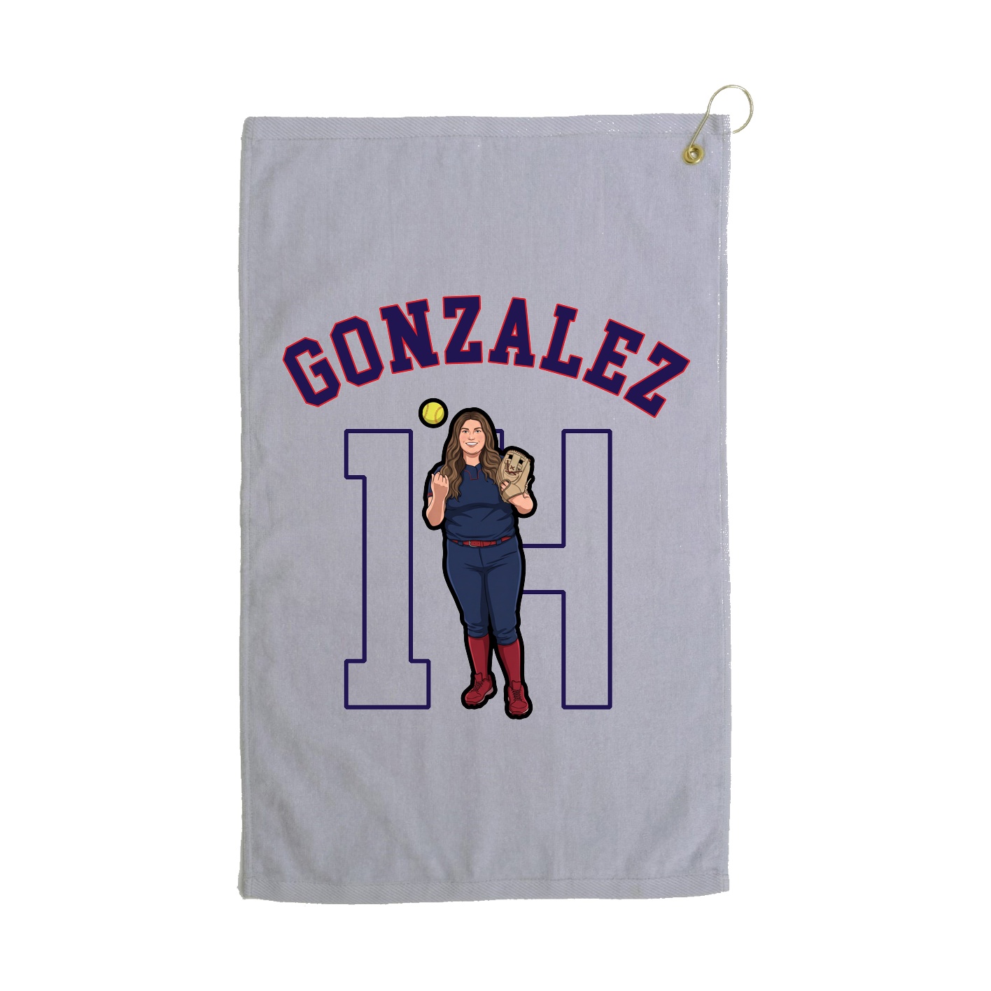 Golf Towel — Shirsey Arch in Grey