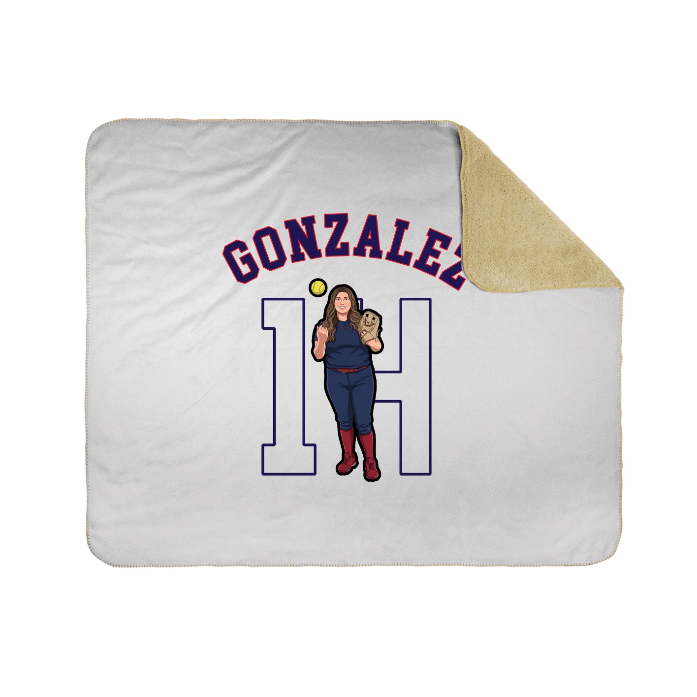Throw Blanket — Shirsey Arch in White