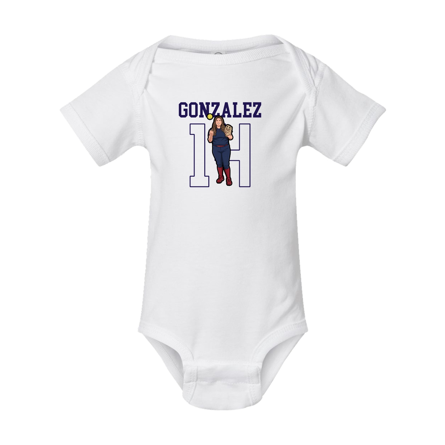 Baby Onesie — Shirsey in White