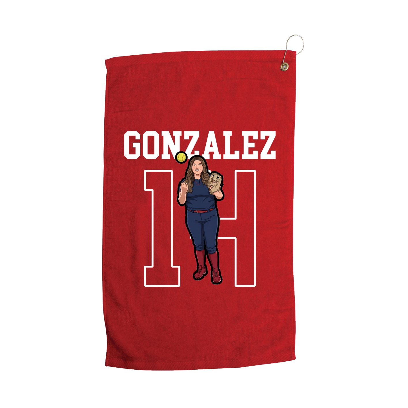 Golf Towel — Shirsey in Red
