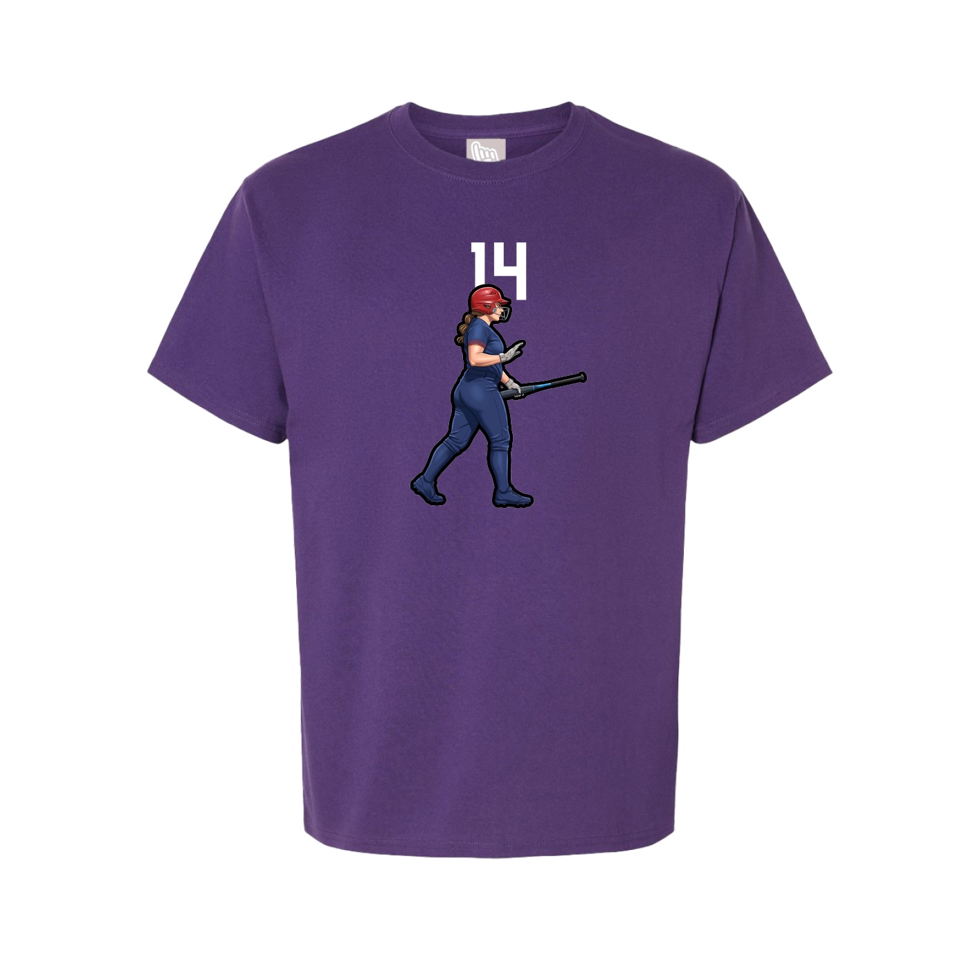 Tee — Number Top in Purple