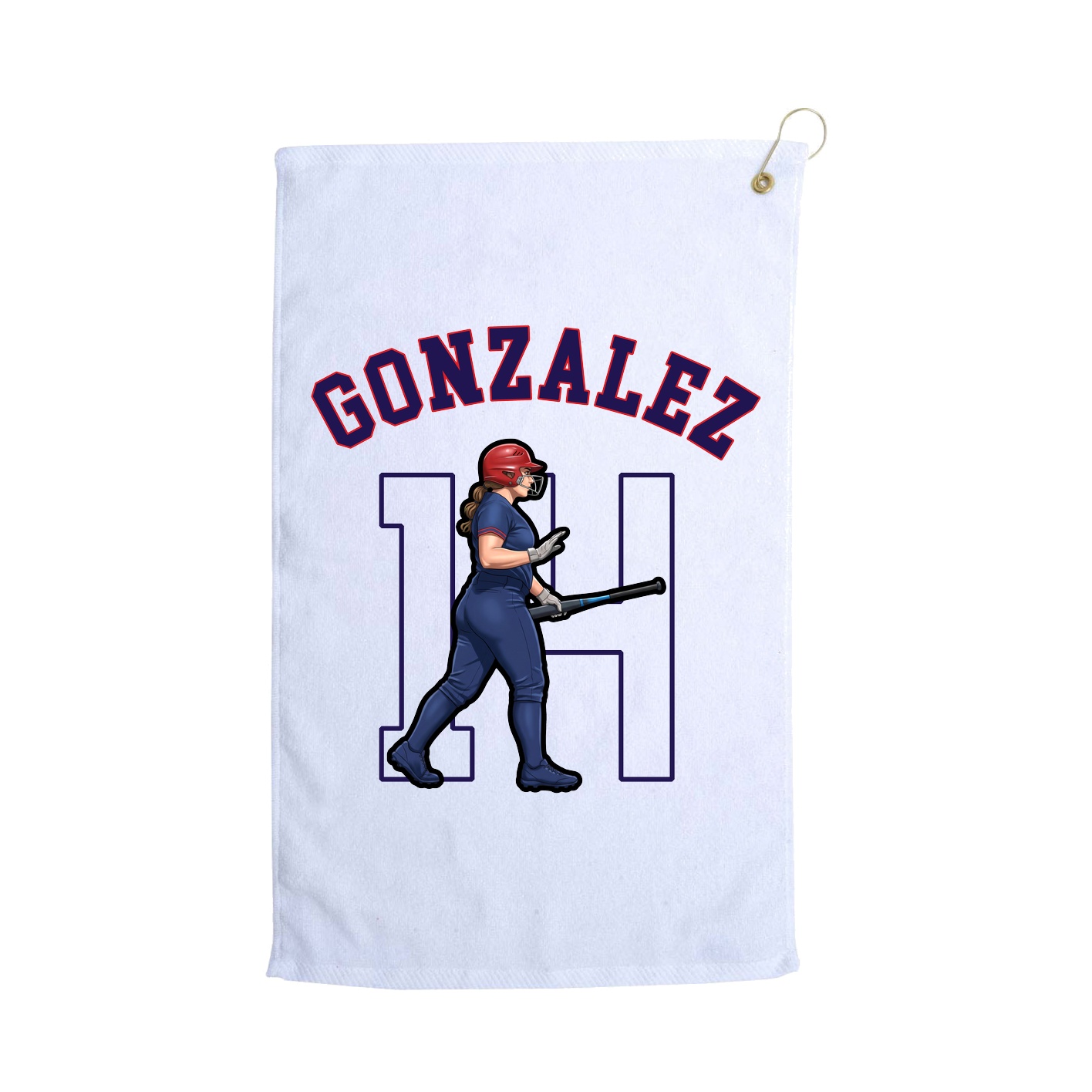 Golf Towel — Shirsey Arch in White