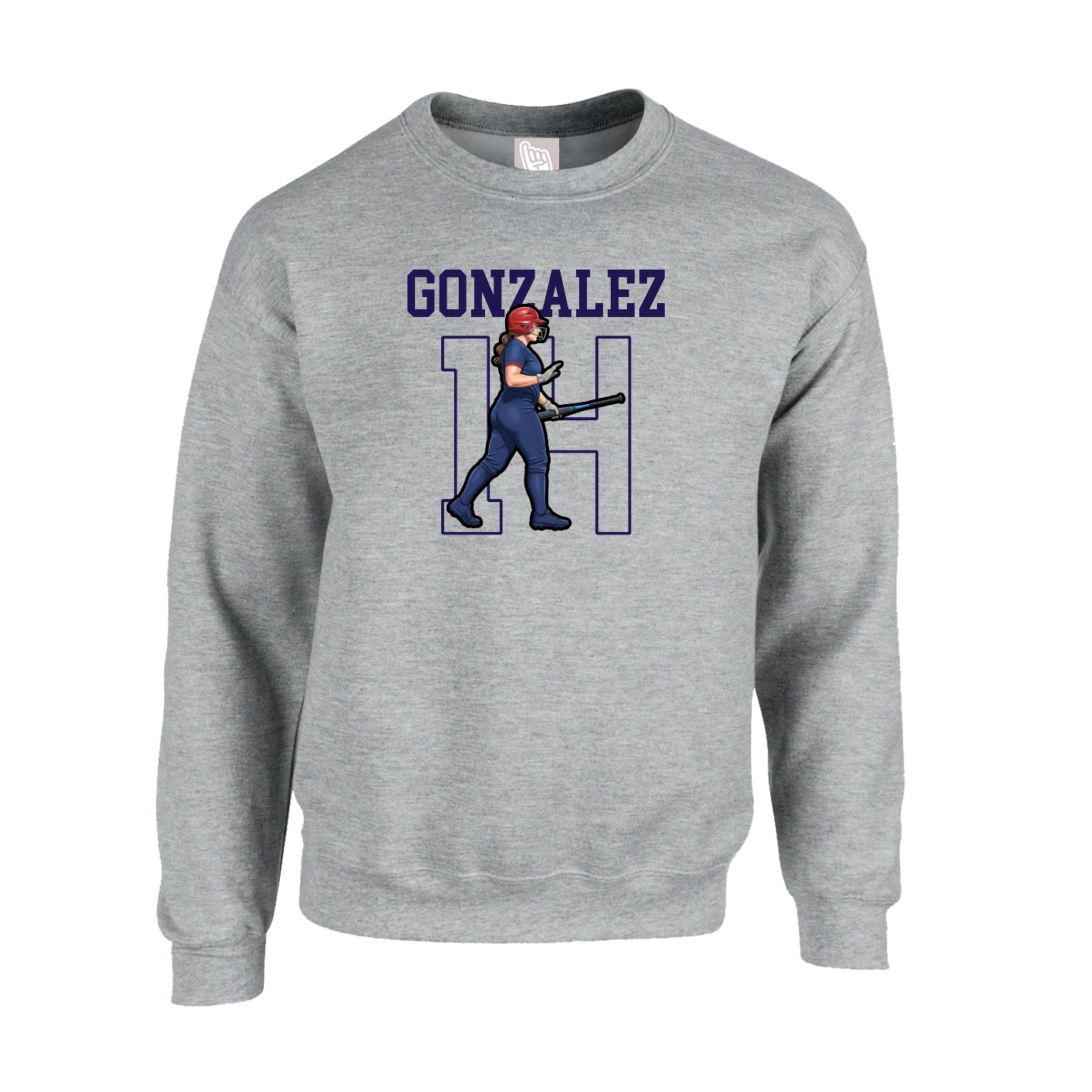 Fleece Crew — Shirsey in Grey