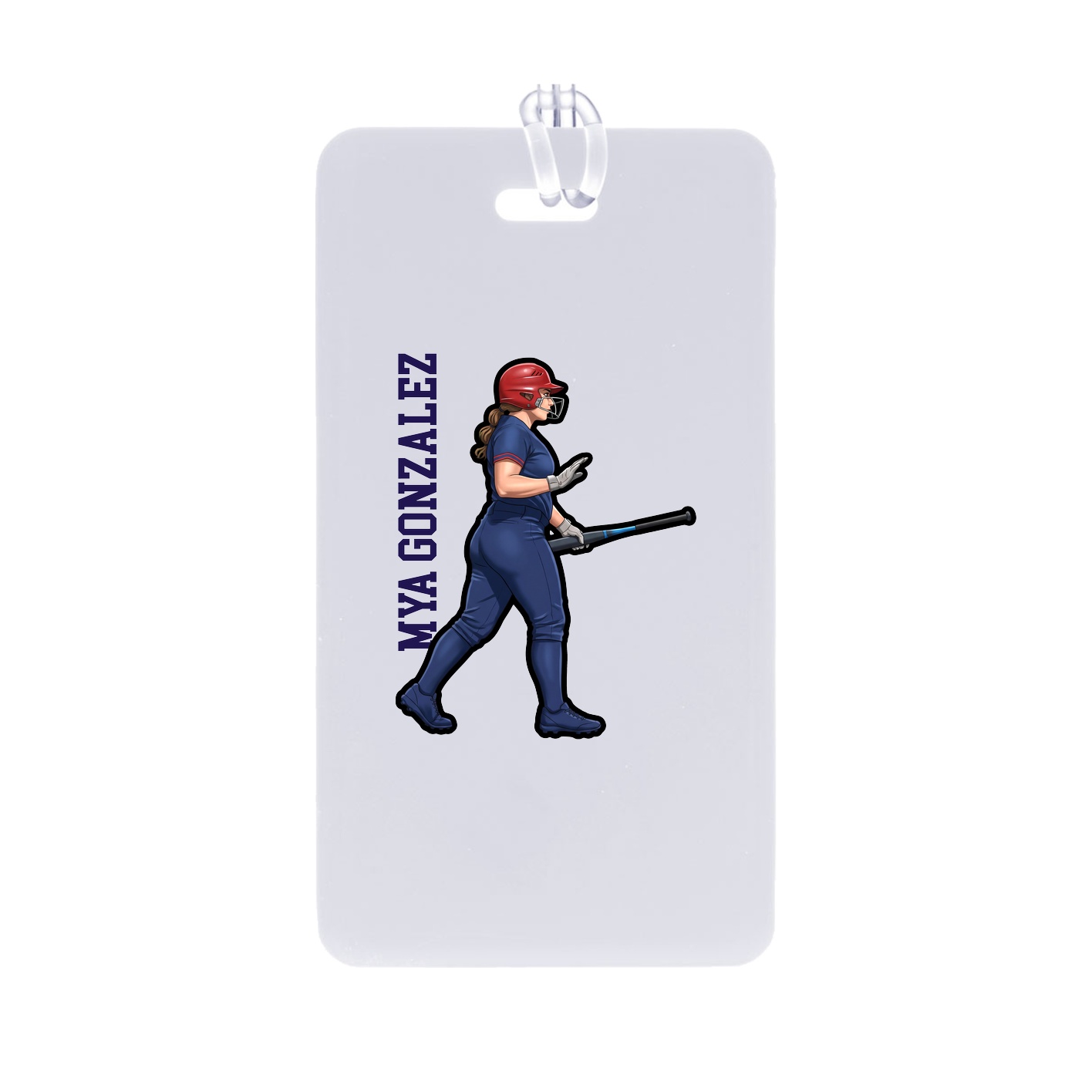 Bag Tag — Name Vertical in Classic