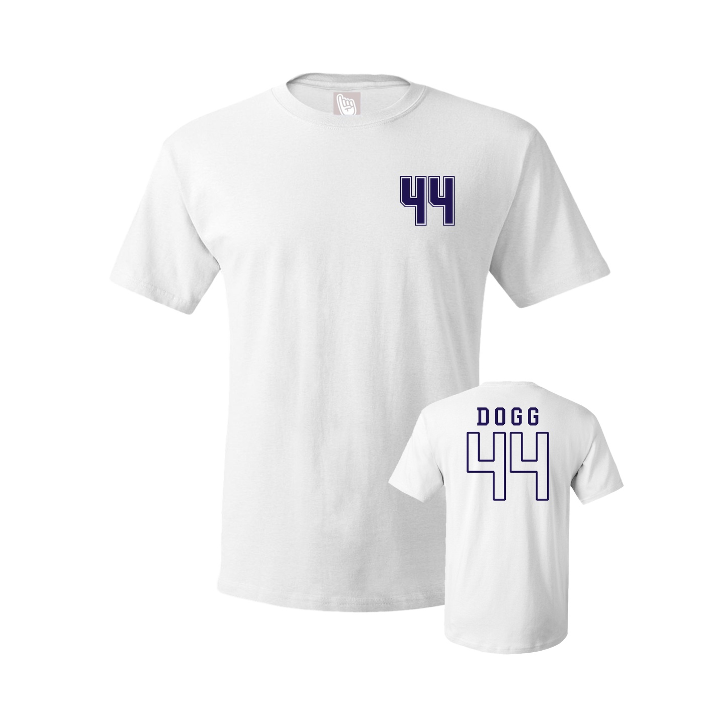Tee — Chest Back in White