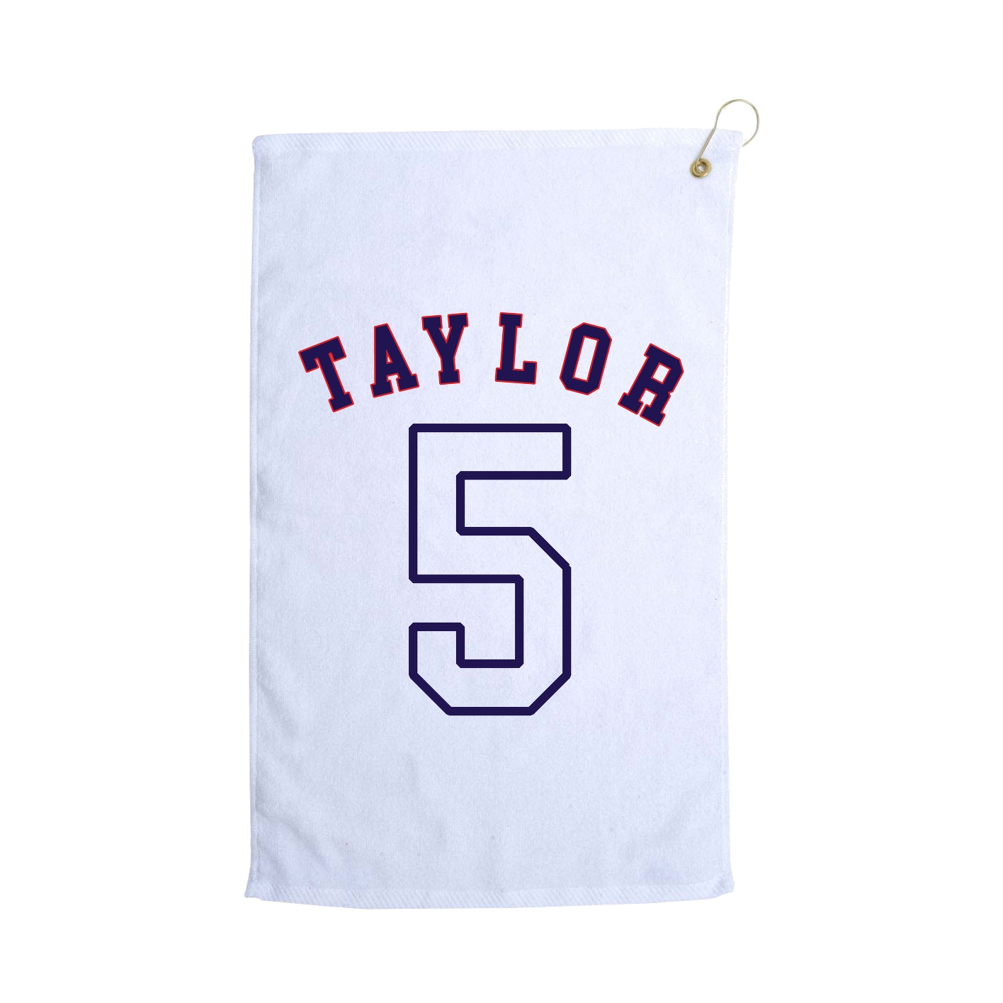 Golf Towel — Shirsey Arch in White