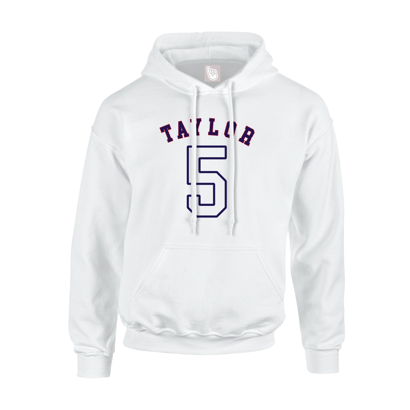 Youth Hoodie — Shirsey Arch in White