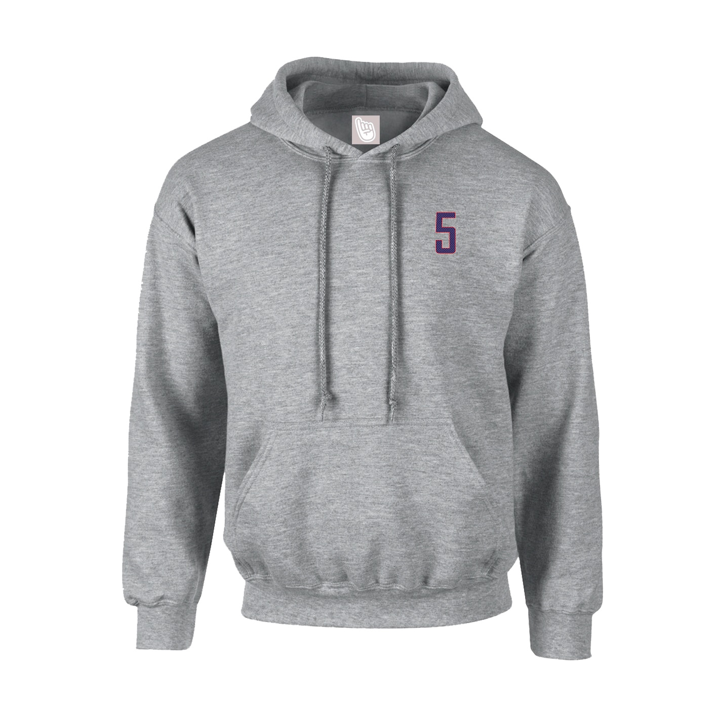 Hoodie — Front Shirsy in Grey