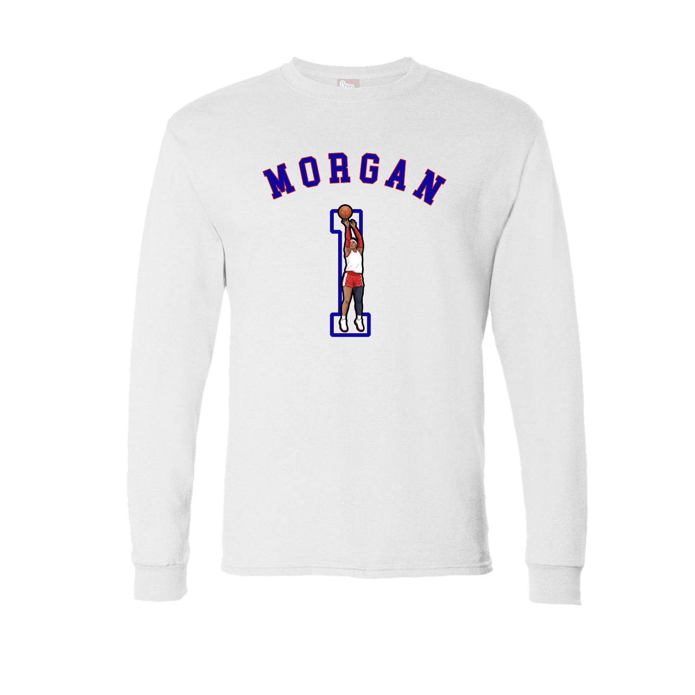 Long Sleeve Tee — Shirsey Arch in White