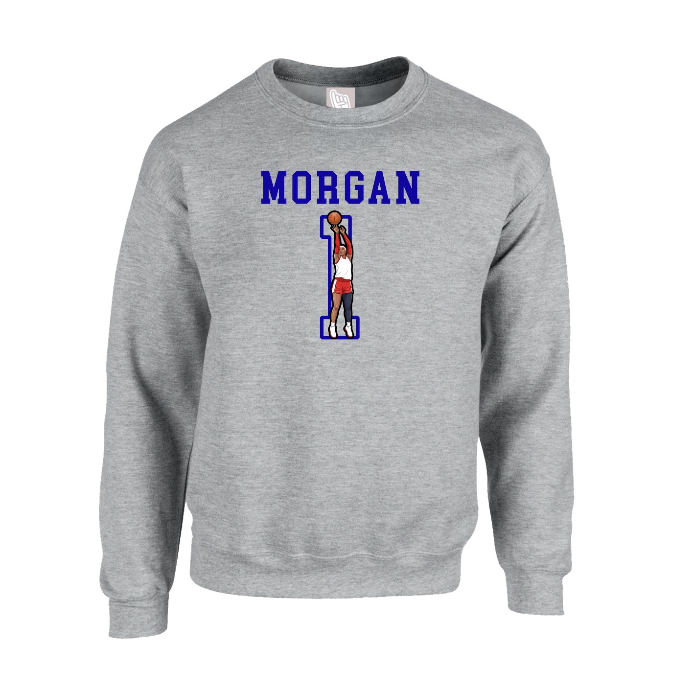 Fleece Crew — Shirsey in Grey