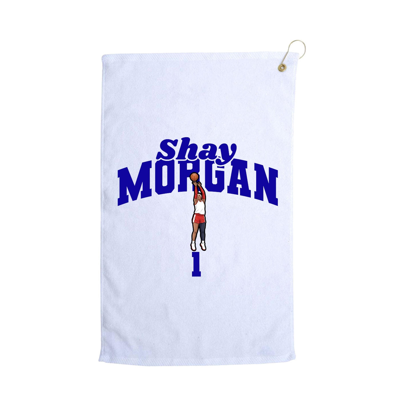 Golf Towel — Signature Arch in White