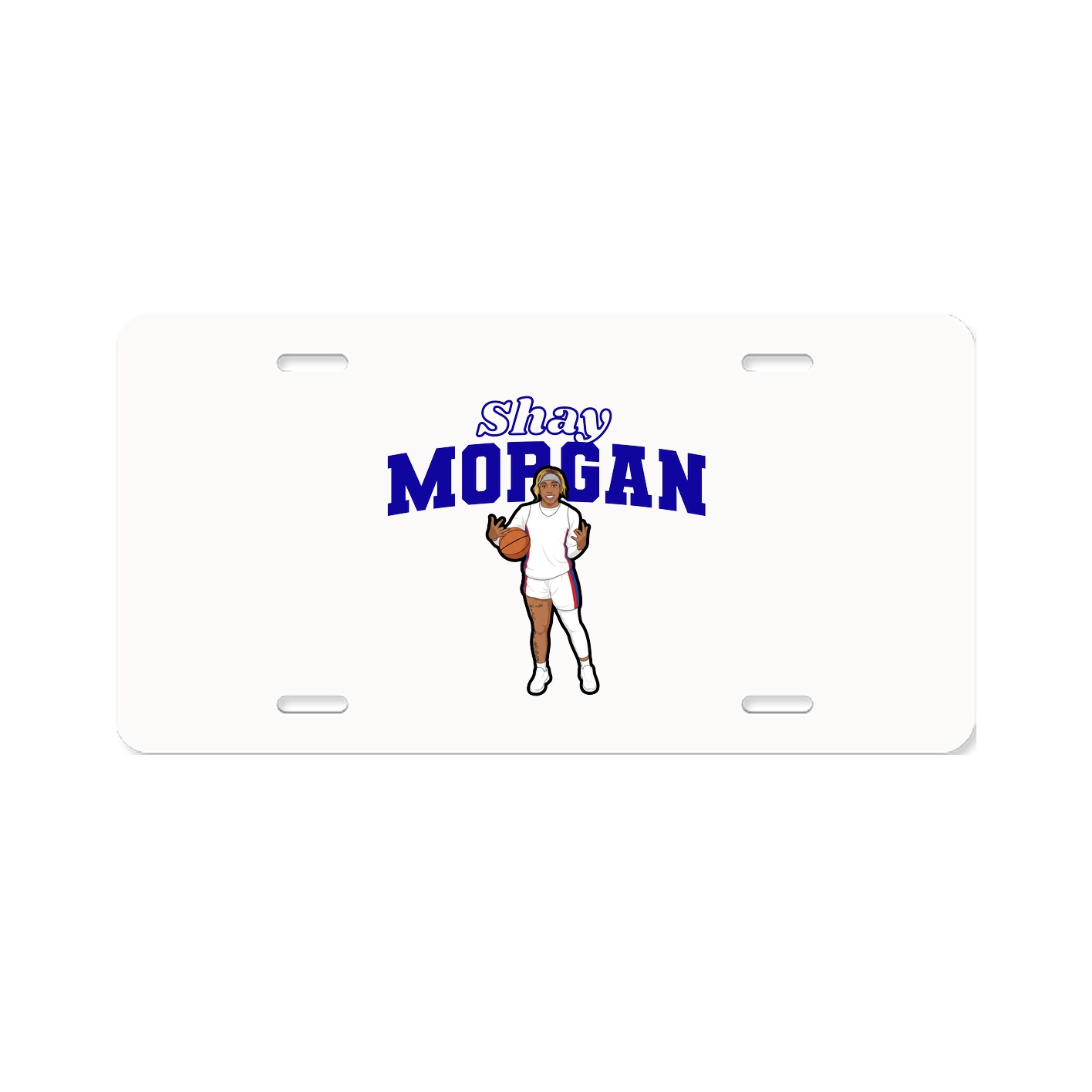 License Plate — Name Arch in Classic
