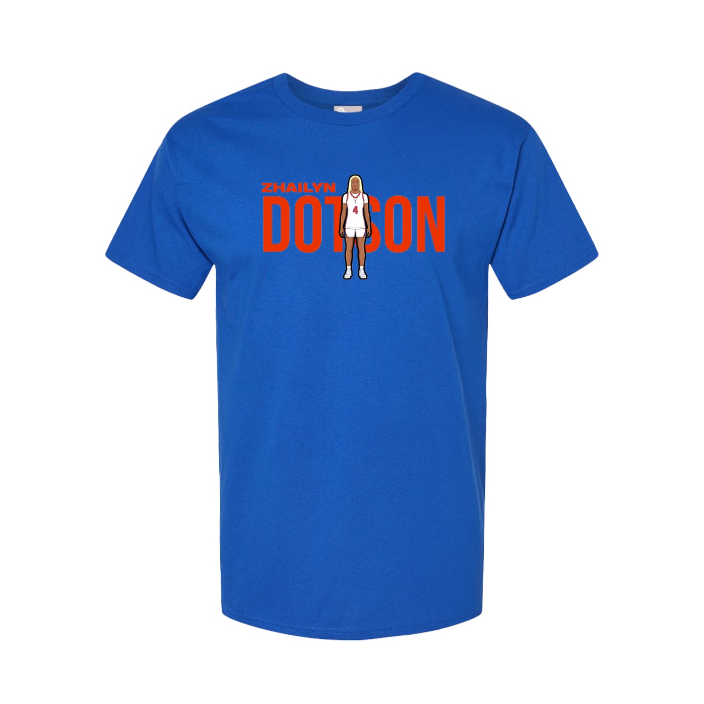Youth Tee — Player Name in Royal