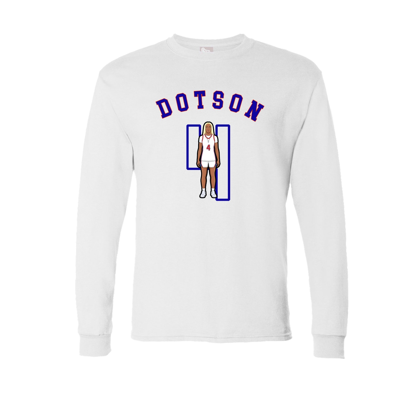 Long Sleeve Tee — Shirsey Arch in White