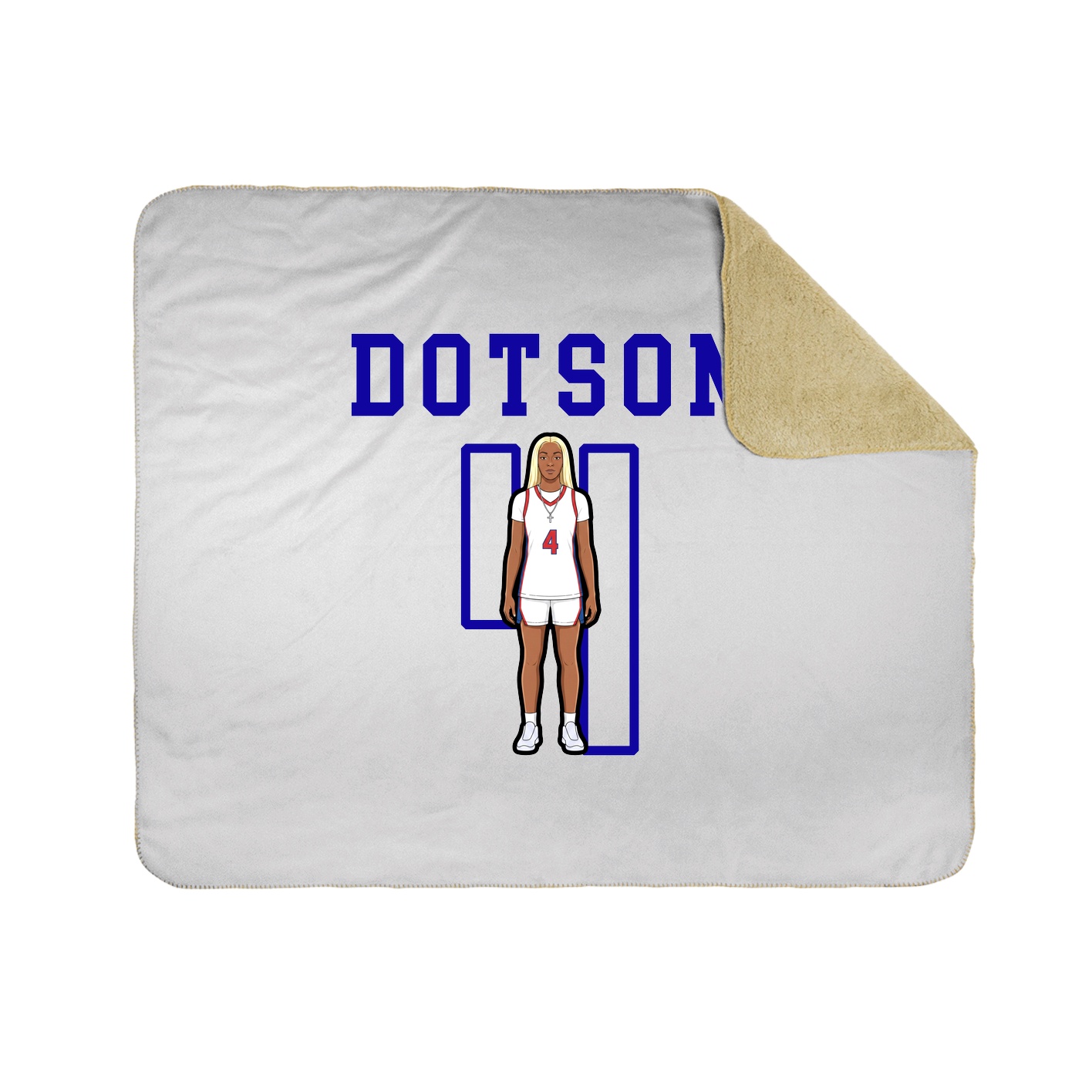 Throw Blanket — Shirsey in White