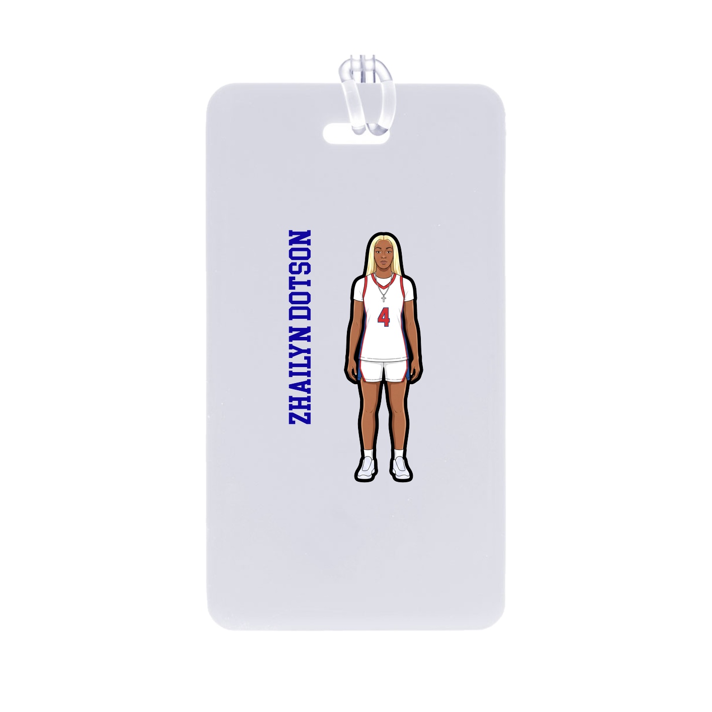 Bag Tag — Name Vertical in Classic
