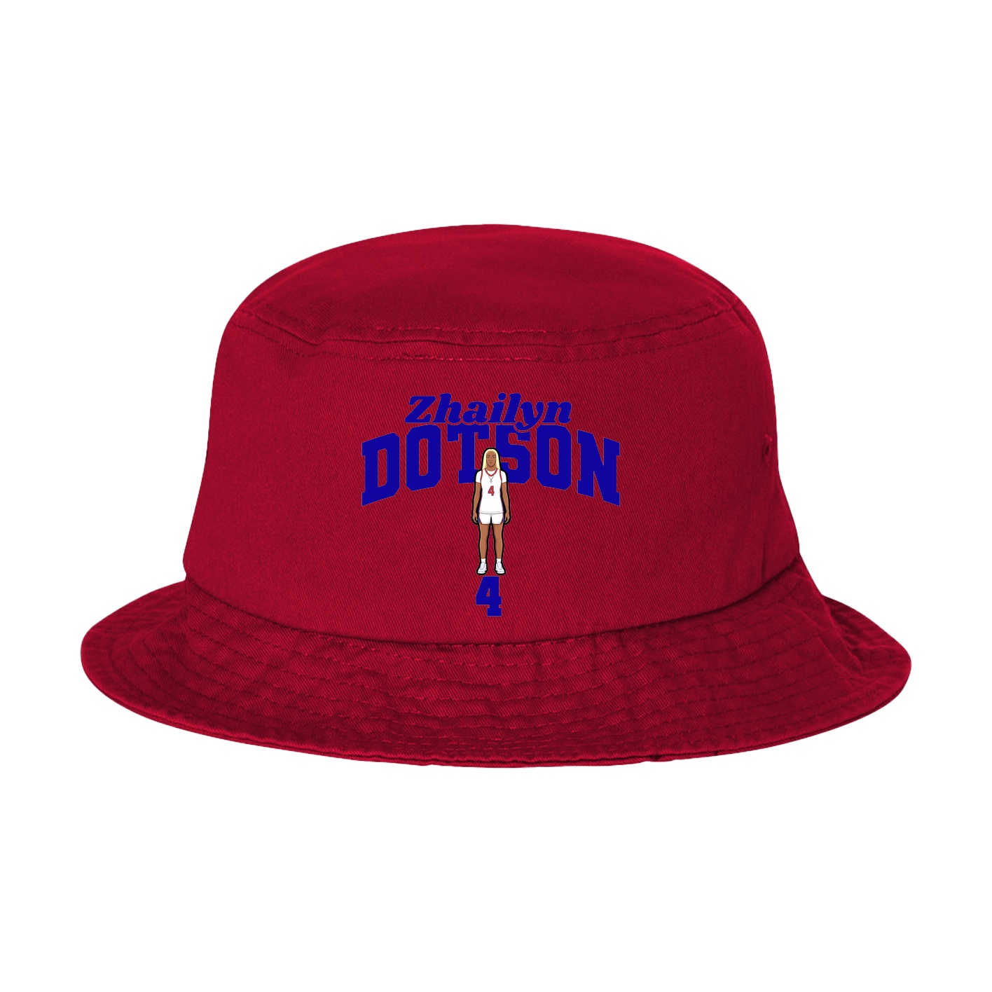 Bucket Cap — Signature Arch in Red