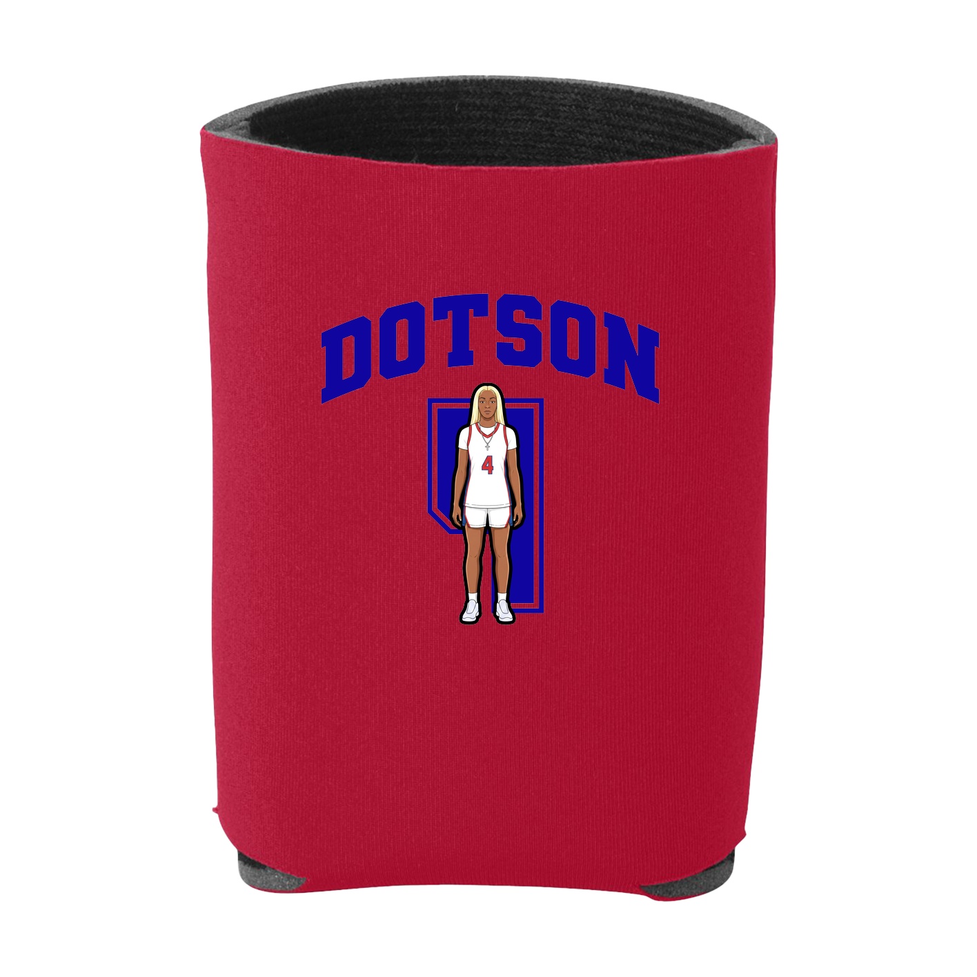Can Holder — Number in Red