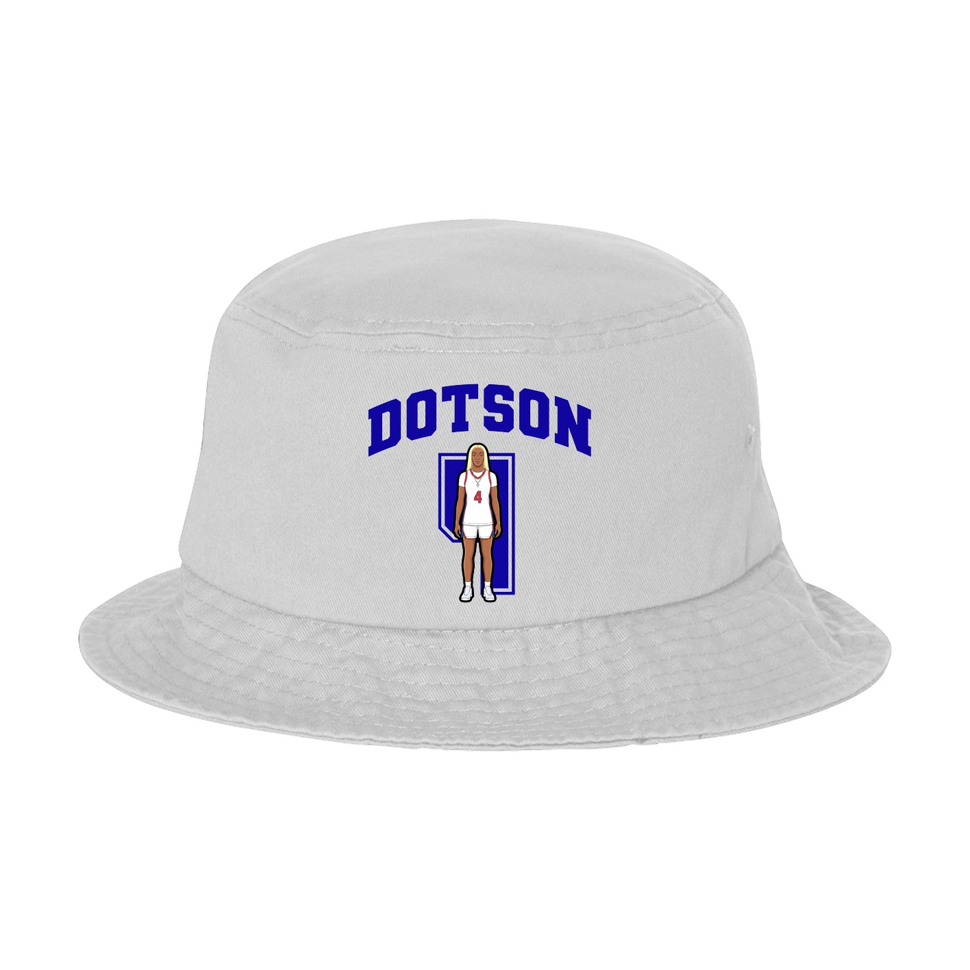 Bucket Cap — Number in White