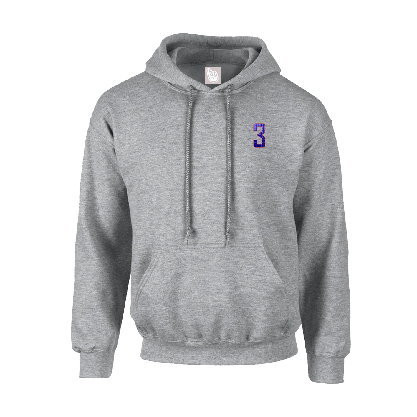 Youth Hoodie — Front Shirsy in Grey