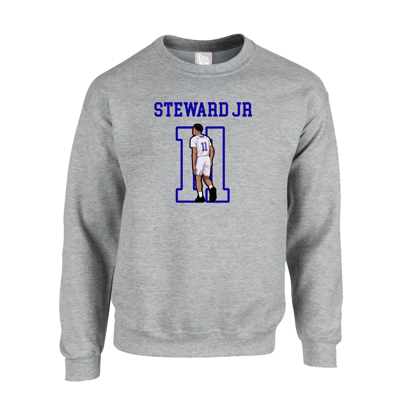 Fleece Crew — Shirsey in Grey