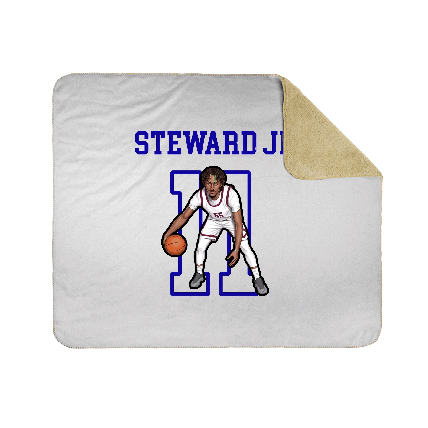 Throw Blanket — Shirsey in White