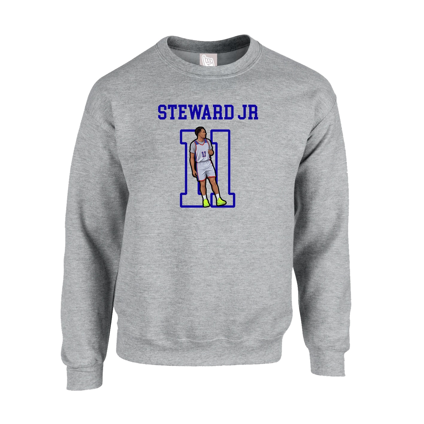 Fleece Crew — Shirsey in Grey