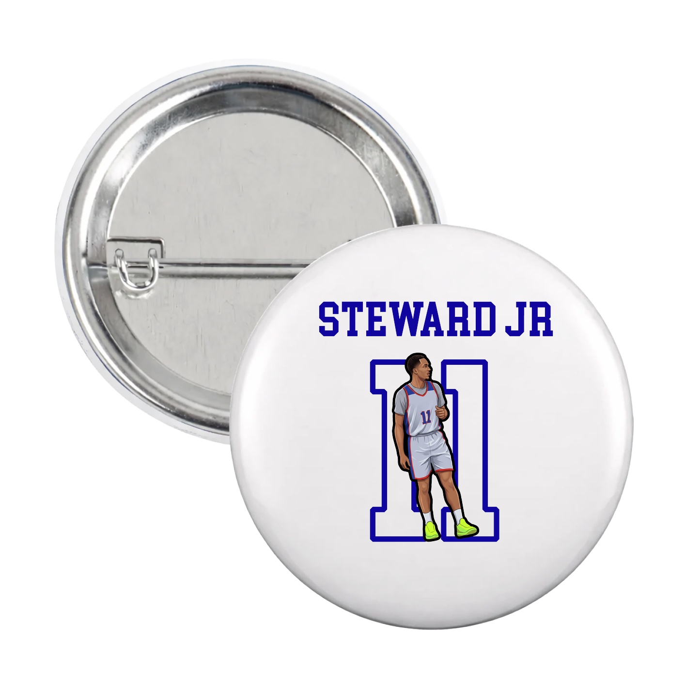 Game Day Button — Shirsey in White